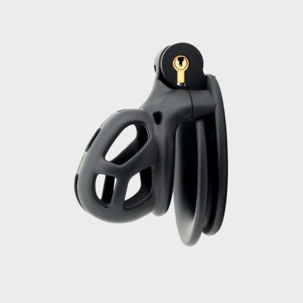 Cage de chasteté plastique mini noire