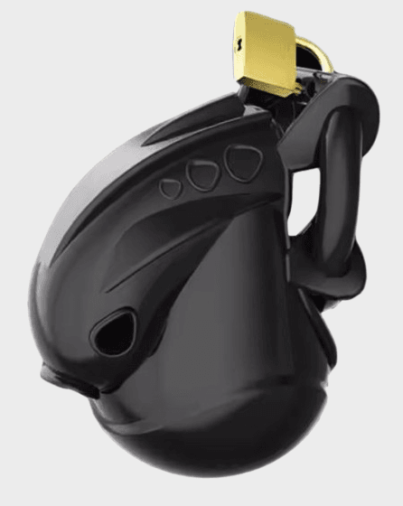 Cage de chasteté silicone L'Armure Noire