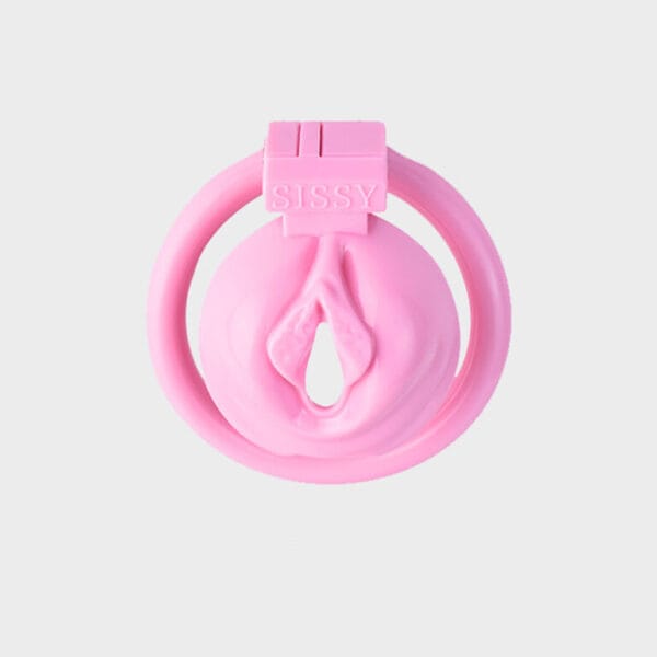 Cage de chasteté silicone Pussy Rose
