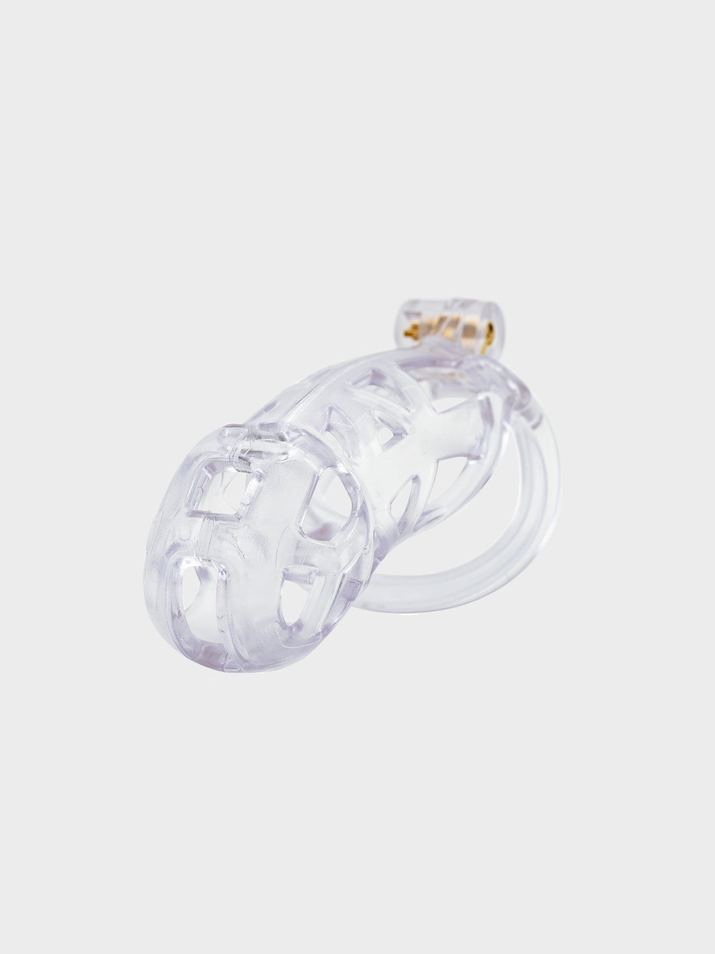 Cage de chasteté plastique grande transparente – Image 2
