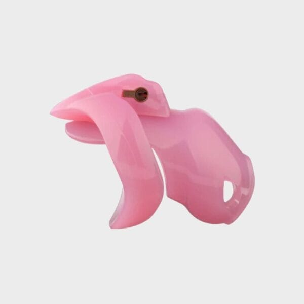 Cage de chasteté plastique micro rose