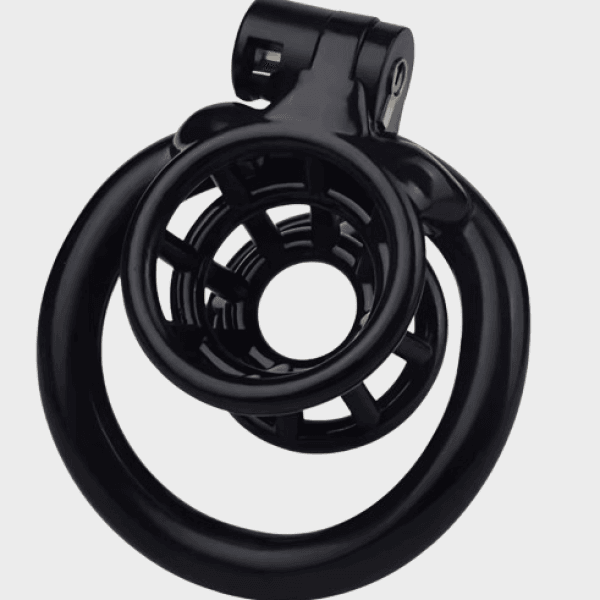Cage de chasteté plastique l'Entonnoir Noir