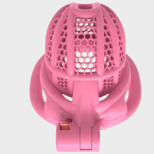 Cage de chasteté plastique Le Panier Rose