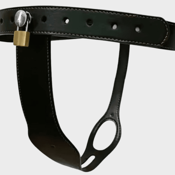 Ceinture de chasteté cuir pour femme