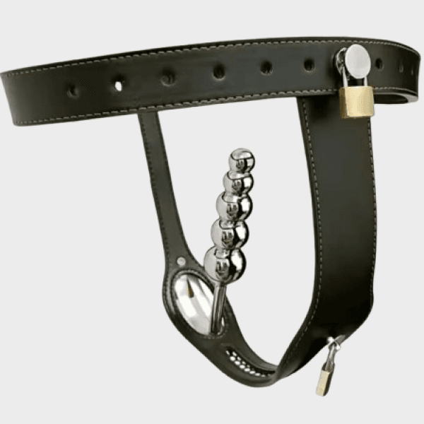 Ceinture de chasteté cuir pour femme