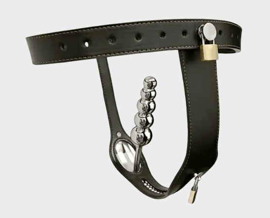 Ceinture de chasteté cuir pour femme