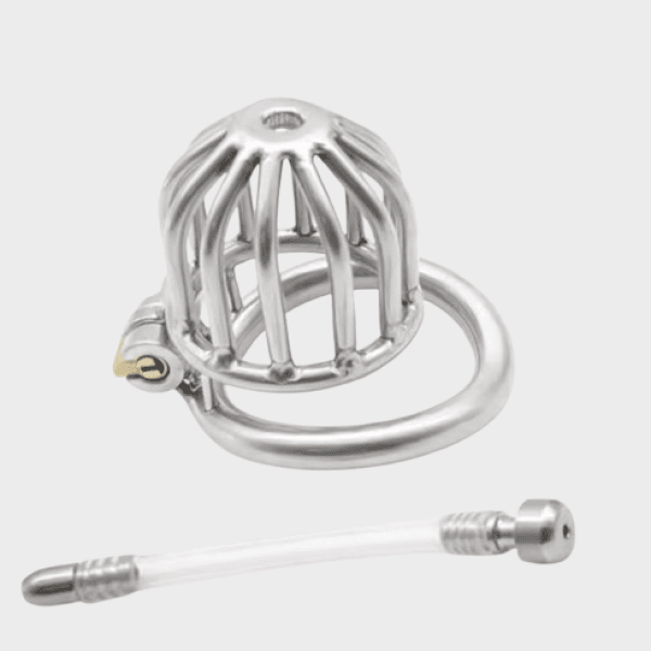 Cage de chasteté métal Petit Urètre