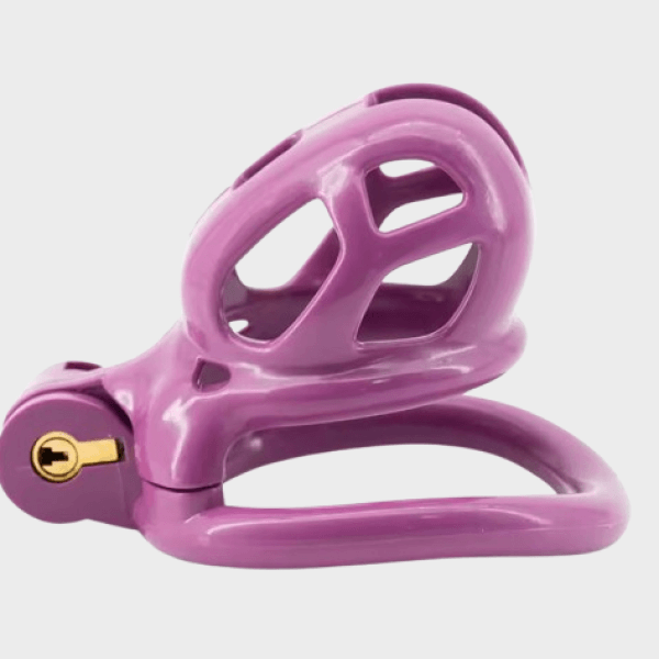 Cage de chasteté plastique La Mini Violette