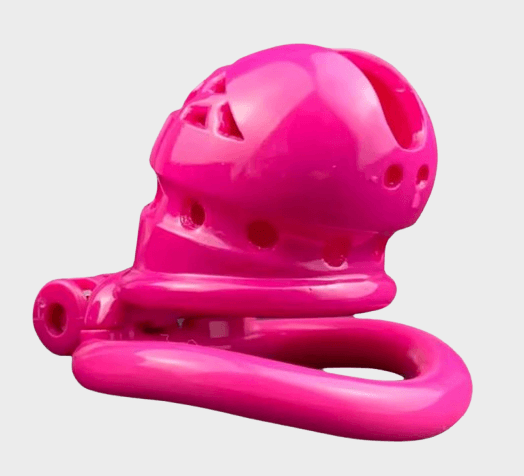 cage-chastete-plastique-rose-pastel Cage de chasteté plastique Rose Pastel