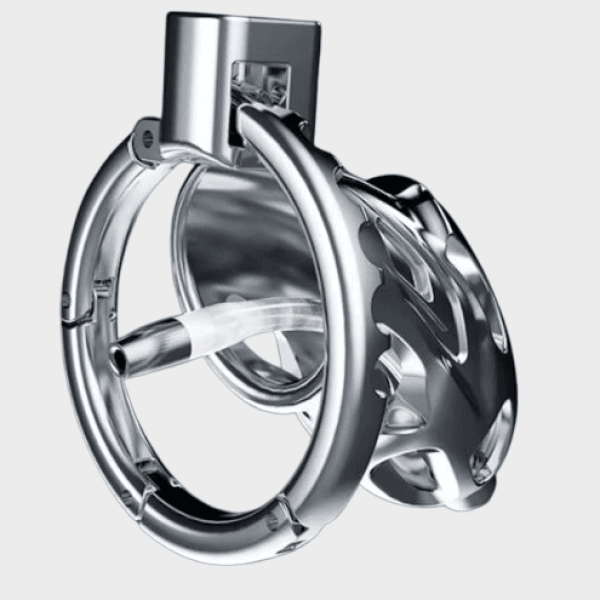 Cage de chasteté métal La Titan