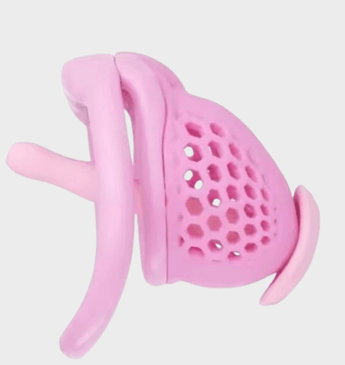 cage-chastete-plastique-bubblegum Cage de chasteté plastique La Bubblegum