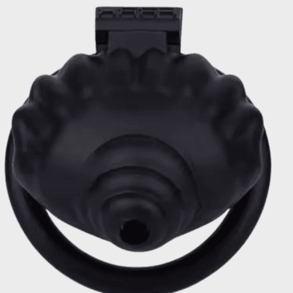 Cage de chasteté plastique Le Coquillage Noir
