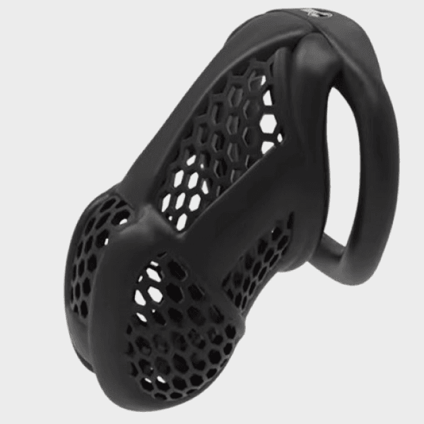 Cage de chasteté résine de nylon Tuba Noir