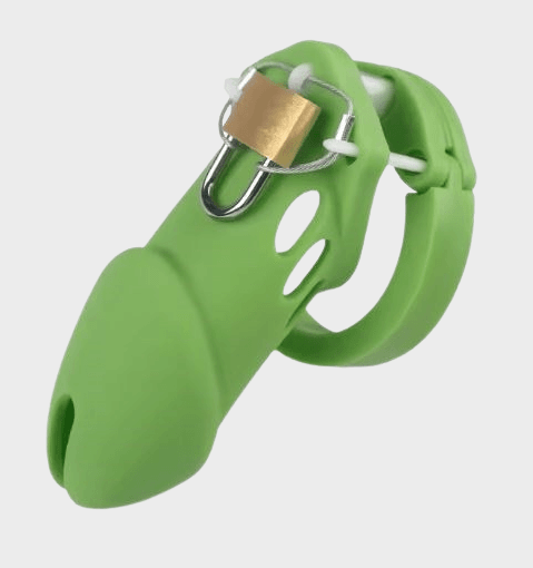 Cage de chasteté silicone La Forêt Verte