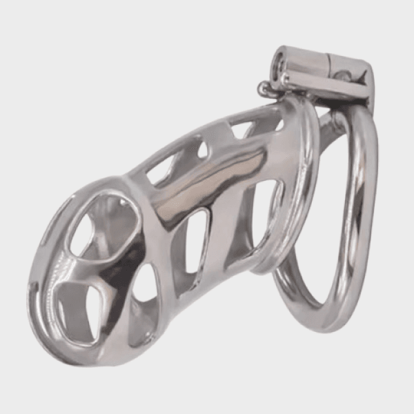 Cage de chasteté métal La Classique Longue