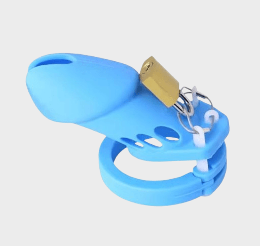 Cage de chasteté silicone La Bleue