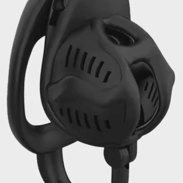 Cage de chasteté plastique Le Crochet Noir