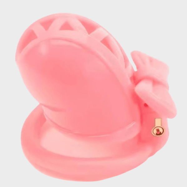 Cage de chasteté plastique Les Dents Roses