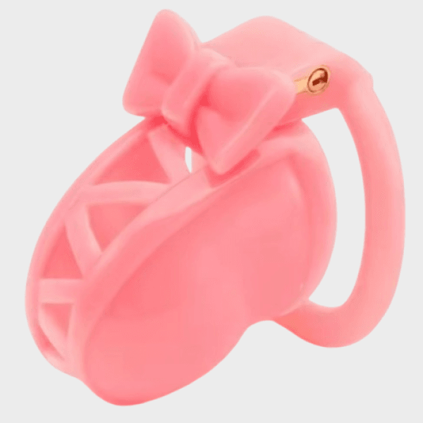 Cage de chasteté plastique Les Dents Roses