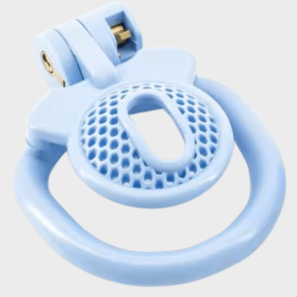 Cage de chasteté plastique L'Enclos Bleu