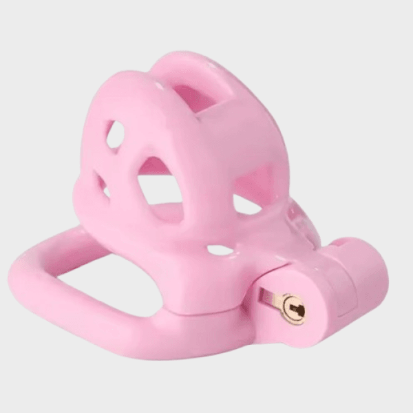 Cage de chasteté plastique Petite Rose Bonbon