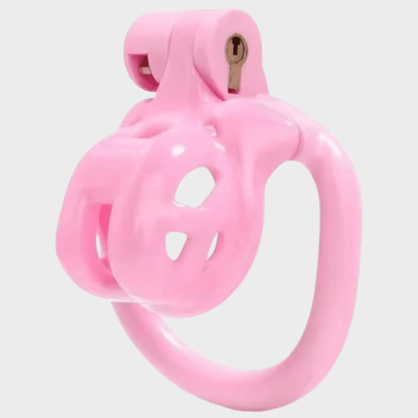 Cage de chasteté plastique Petite Rose Bonbon
