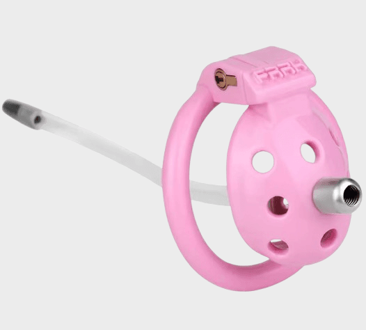 cage-chastete-plastique-tuyau-rose Cage de chasteté plastique Le Tuyau Rose