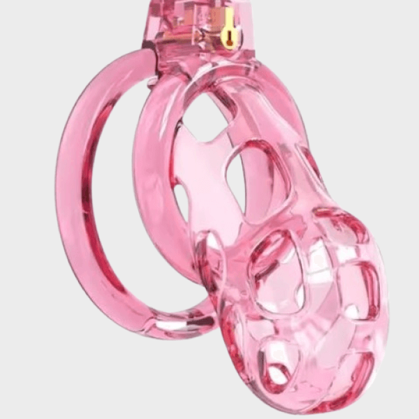 Cage de chasteté silicone Douceur Rose