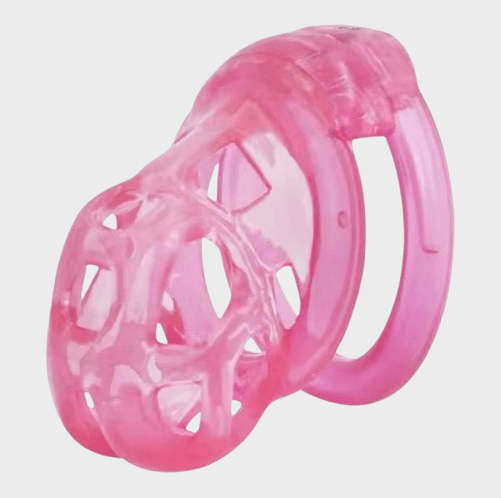 cage-chastete-silicone-rose-clair Cage de chasteté silicone La Rose Claire
