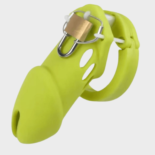Cage de chasteté silicone La Verte Claire