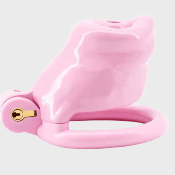 Cage de chasteté plastique Le Petit Membre Rose