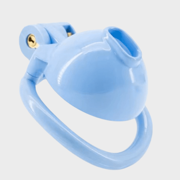 Cage de chasteté plastique La Petite Bleue Ciel