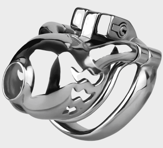 cage-chastete-metal-enflammee Cage de chasteté métal L'Enflammée