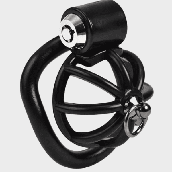 Cage de chasteté plastique l'Enchainée Noire