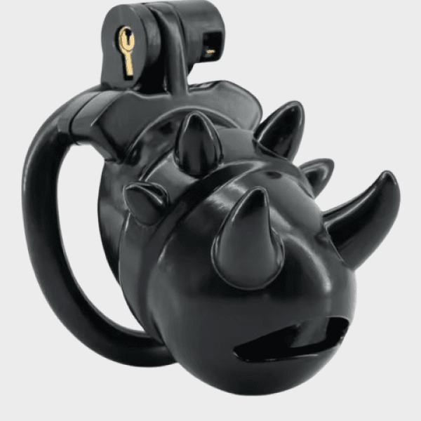 Cage de chasteté plastique Le Rhinocéros Noir