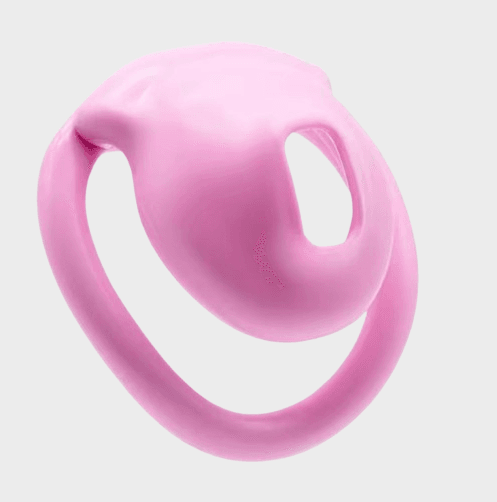 cage-chastete-plastique-vulve-rose Cage de chasteté La Vulve Rose