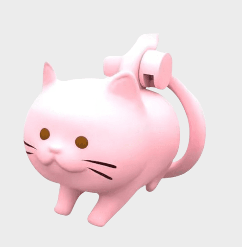 cage-chastete-plastique-chat-rose Cage de chasteté plastique Chat Rose