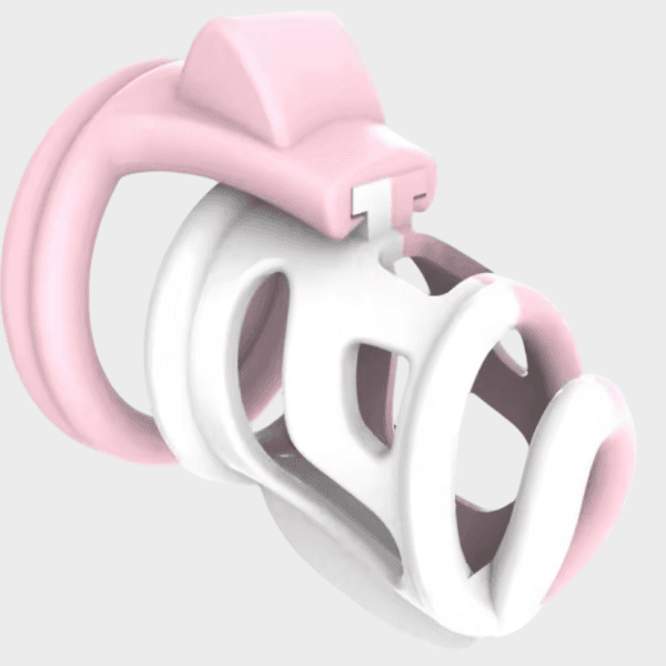 Cage de chasteté plastique Marshmallow
