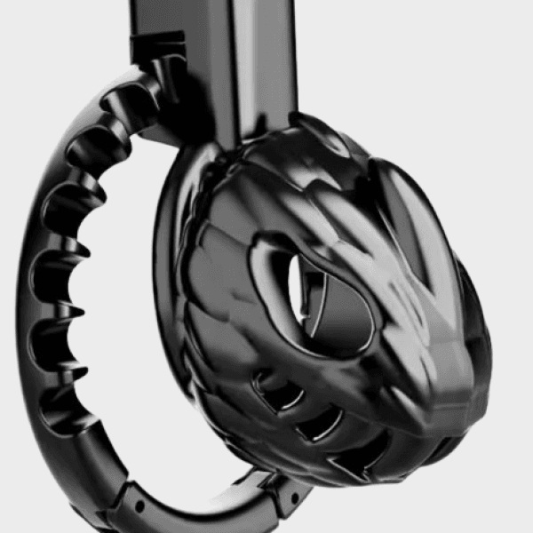 Cage de chasteté plastique Petit Cobra Noir