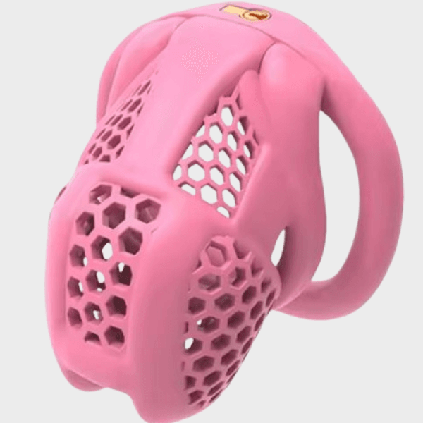 Cage de chasteté plastique Le Petit Panier Rose