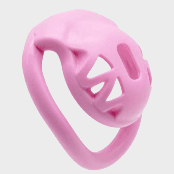Cage de chasteté plastique Vie en Rose