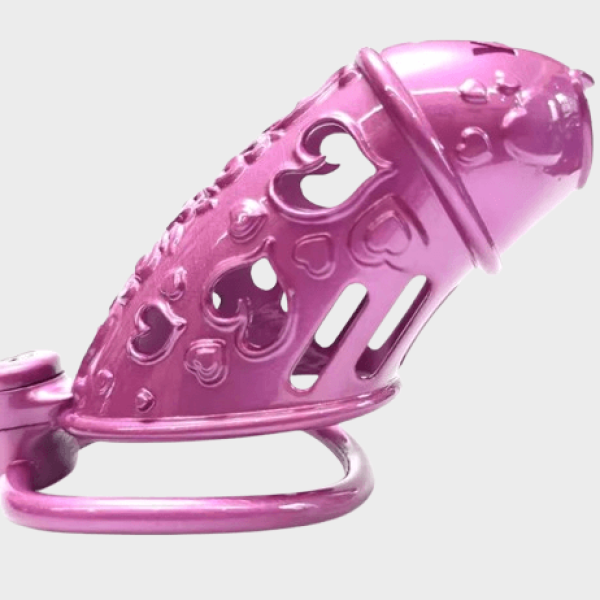 Cage de chasteté plastique L'Amour Violet