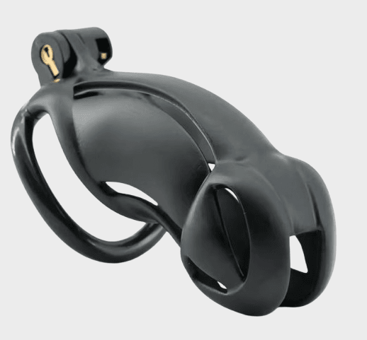 cage-chastete-plastique-noir-clair Cage de chasteté plastique Noir Clair