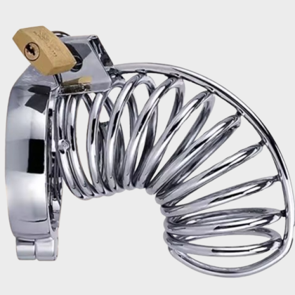 Cage de chasteté métal La Courbée