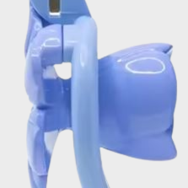 Cage de chasteté plastique La Grande Fleur Bleue