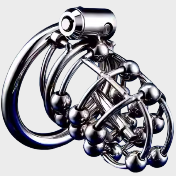 Cage de chasteté métal Multi Boules
