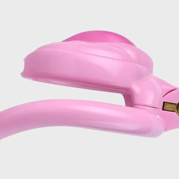Cage de chasteté plastique Les Lèvres Roses