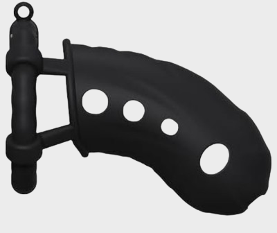 Cage de chasteté silicone Les Trous Noirs