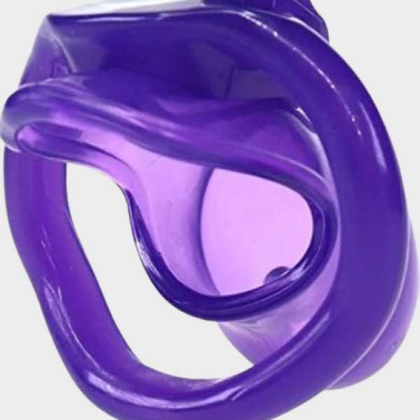 Cage de chasteté plastique La Fushia