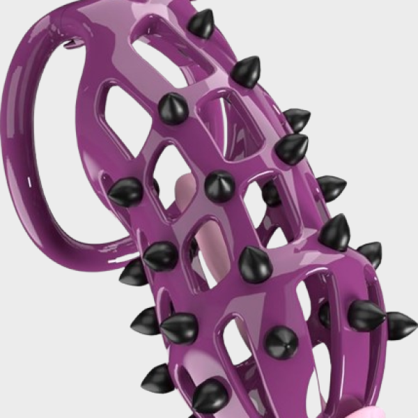 Cage de chasteté plastique La Violette Carnivore